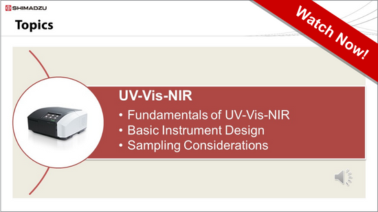 Spectro Webinar UV-Vis 2